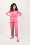 Pyjama Front Tie 4 - Pink