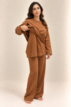 Winter set (Cashmere) - Caramel Brown