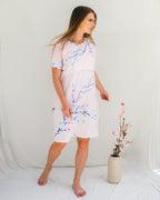 Nursing Cross Layer Gown – Cherry Blossom Pink