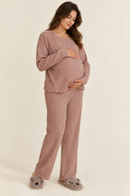 Winter pyjama Wrap Front 17 - Grey