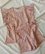 Short Nursing Pyjama – Light Pink
