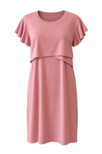 Short gown Cross Layer 2D - Pink