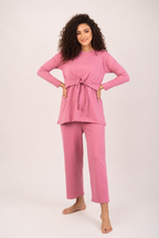 Pyjama Front Tie 4 - Pink