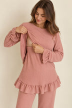 Winter pyjama Ruffle 12 - Beige