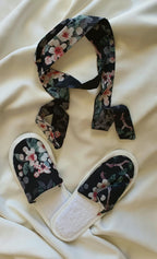 Floral Kimono Robe – Black