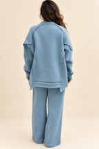 Winter set (V Neck) - Sage Green