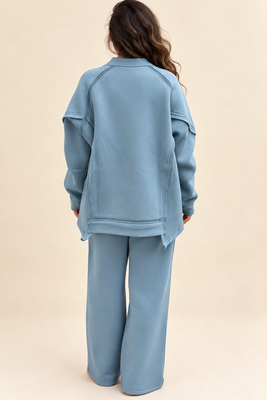 Winter set (V Neck) - Sage Green