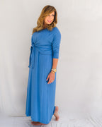 Long gown Front Knot 11 - Pink