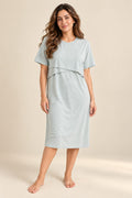 Short Gown (Cross Layer) - Light Peach