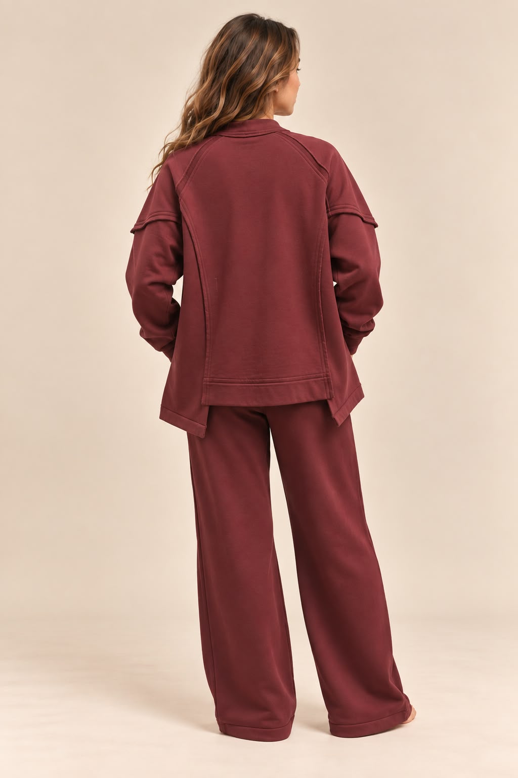 Winter set (V Neck) - Sage Green