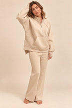 Winter Set (Quarter Zip) - Sage Green