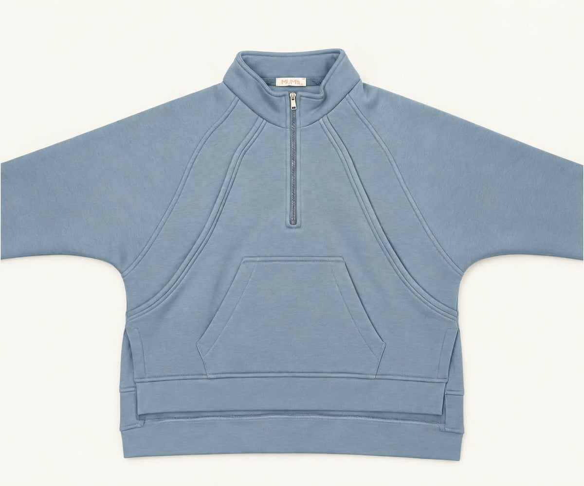 Winter Set (Quarter Zip) - Cream
