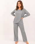 Pyjama Wrap Front 3 - Grey