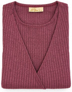 Long gown Open Front 19 - Burgandy