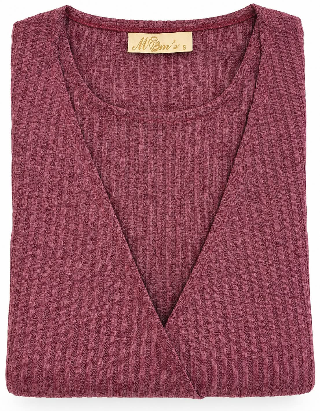 Long gown Open Front 19 - Burgandy