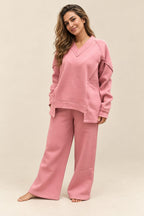 Winter set (V Neck) - Sage Green