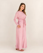 Long gown Front Knot 11 - Blue