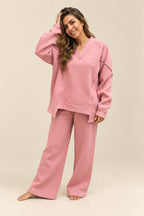 Winter set (V Neck) - Sage Green