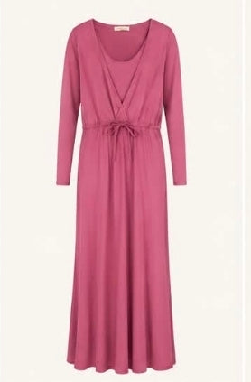 Long gown Open Front 5 - Purple