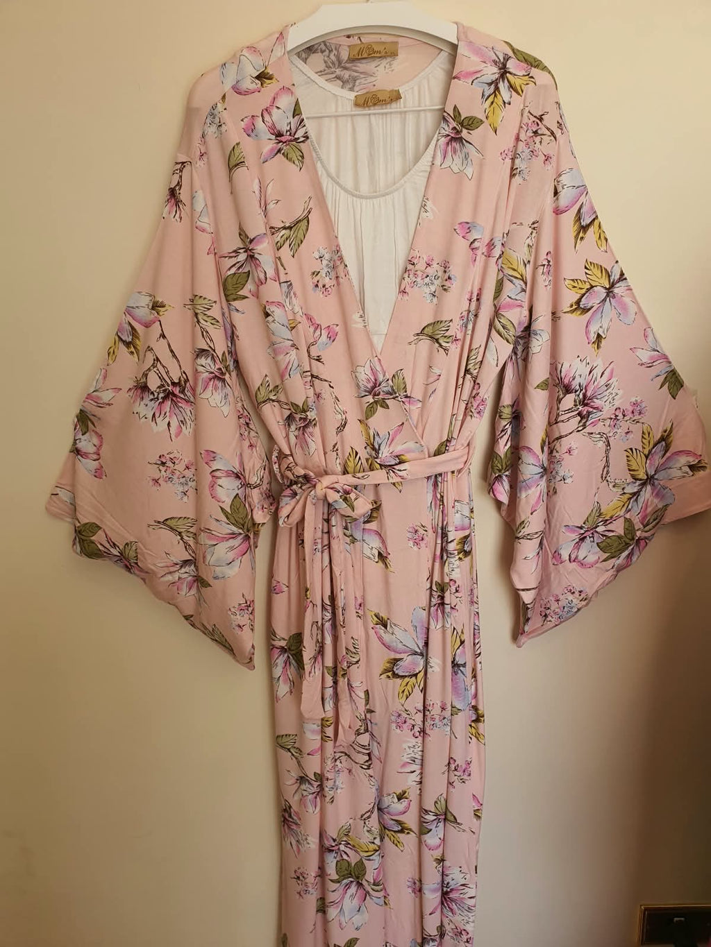 Floral Kimono Robe – Pink
