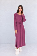 Long gown Open Front 19 - Purple