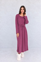 Long gown Open Front 19 - Purple