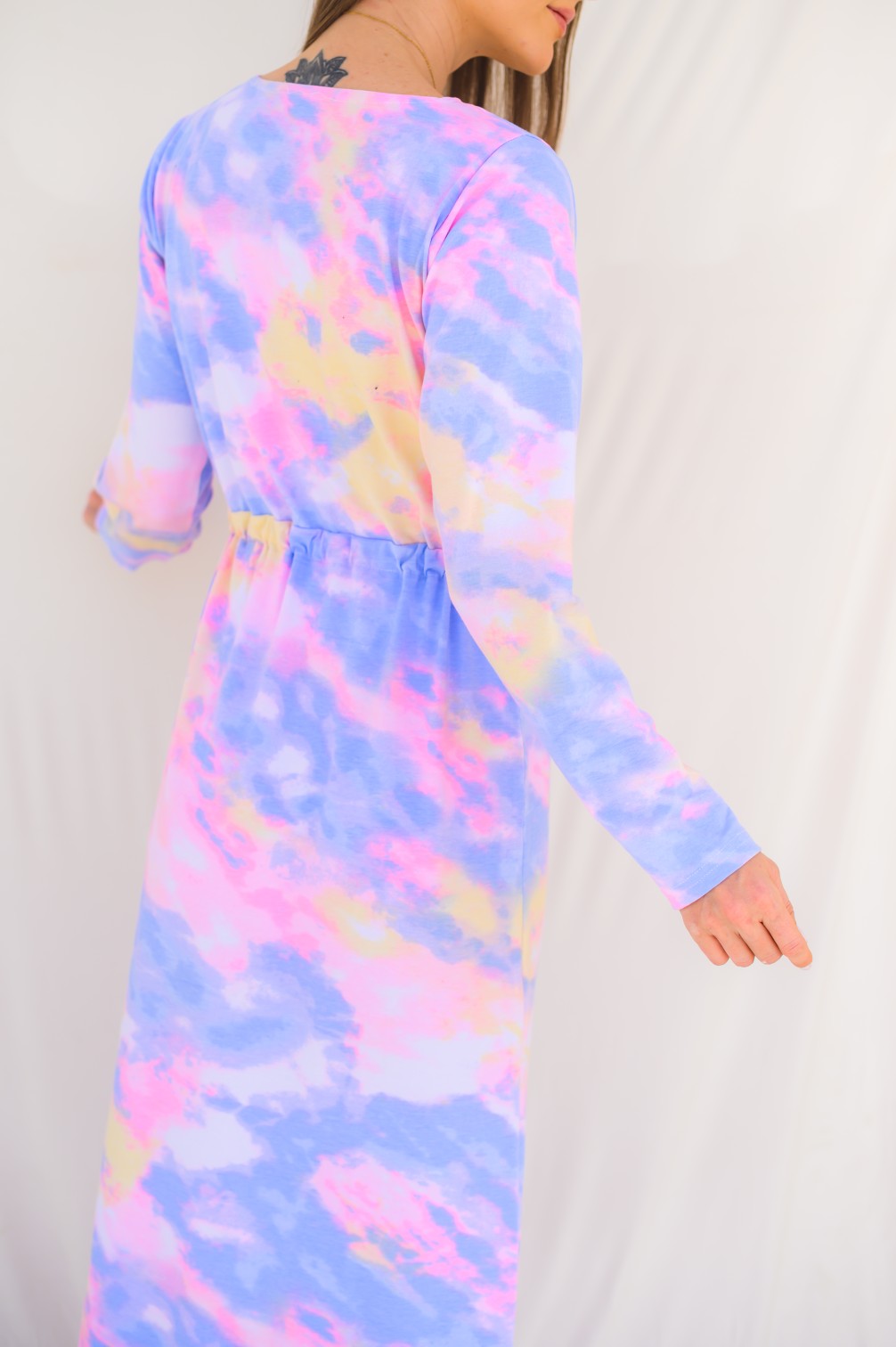 Long gown Open Front 5 - tie dye