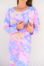 Long gown Open Front 5 - tie dye