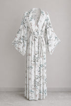 Floral Kimono Robe – Black