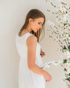 Short gown Elastic 8 - White