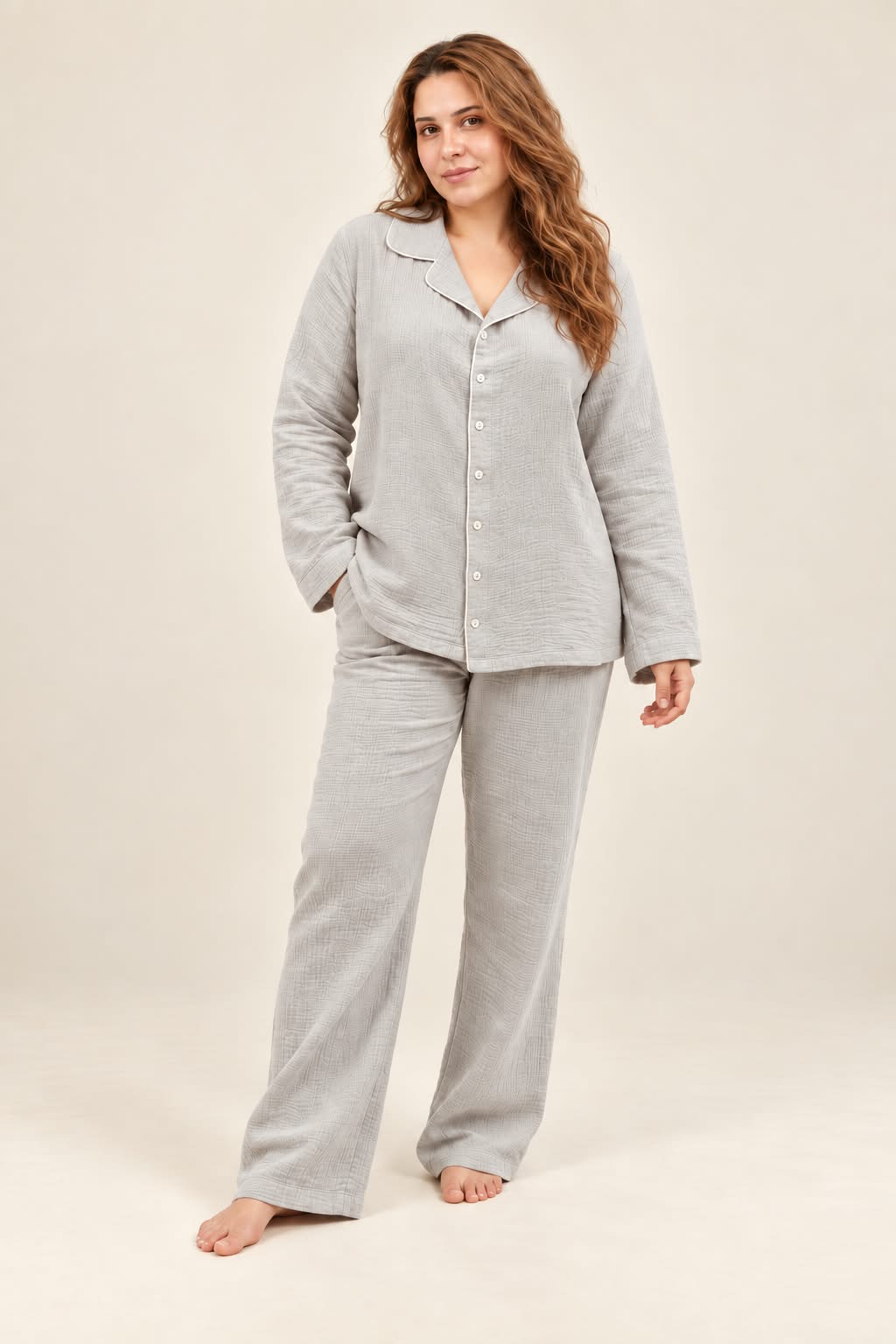 Stripes Pyjama - Grey Stripes